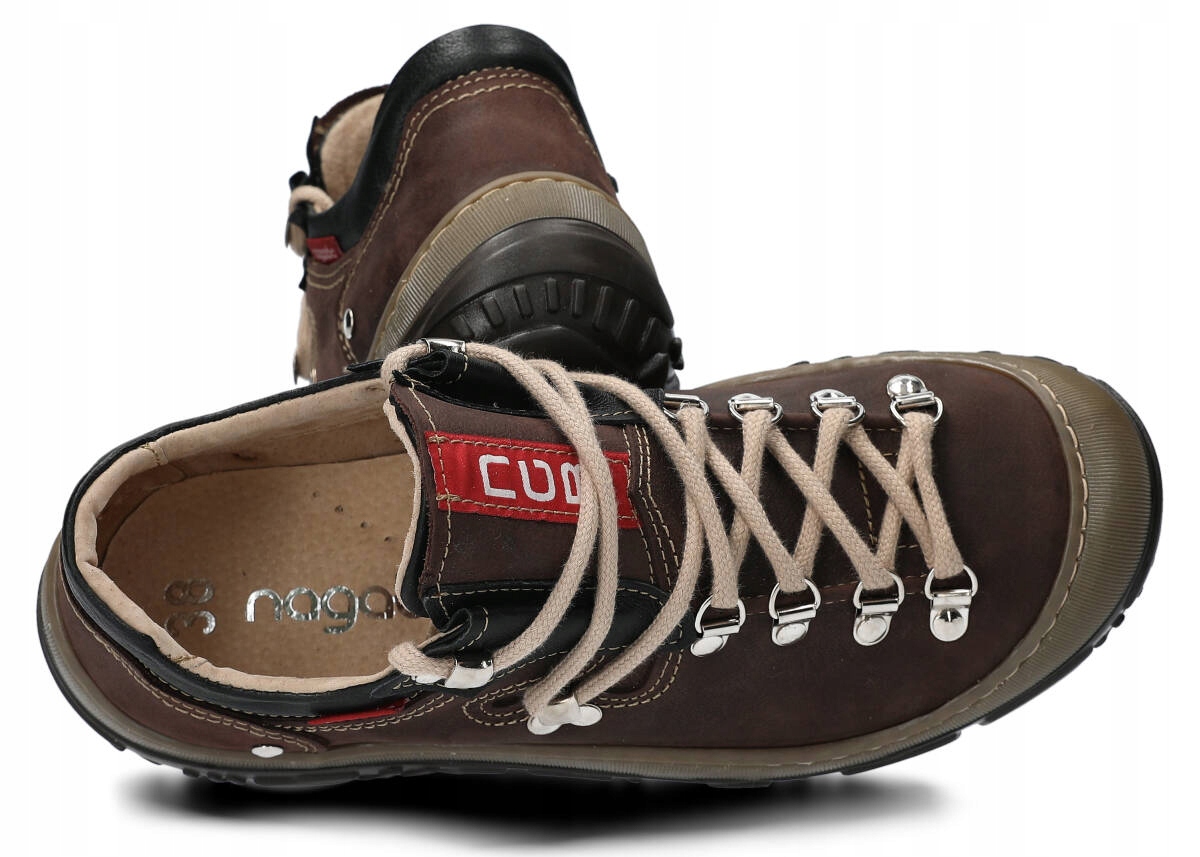 NAGABA 054 BRĄZ BARKA - PÓŁBUT TREKKINGOWY DAMSKI - ROZMIAR 41 Cechy dodatkowe brak