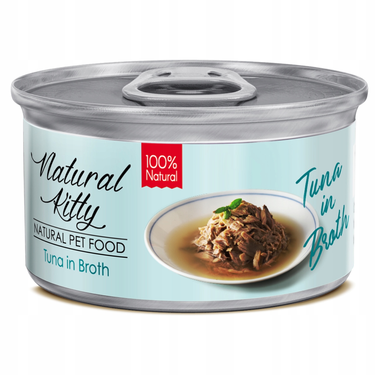 Levně Natural Kitty Premium 100% mokré krmivo pro kočky s tuňákem 24x80 g