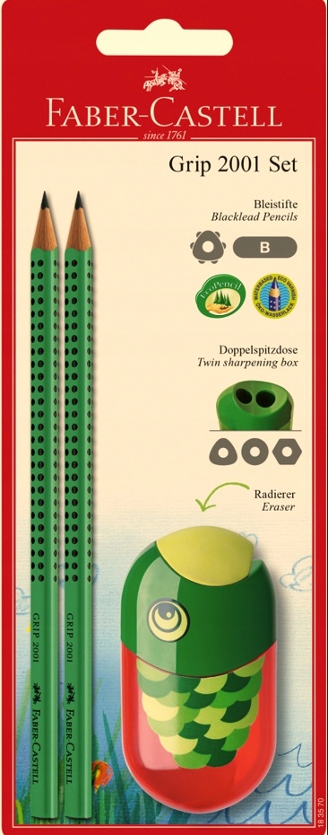 

Grip set 2xołówek+temperówka Faber-Castell 183570