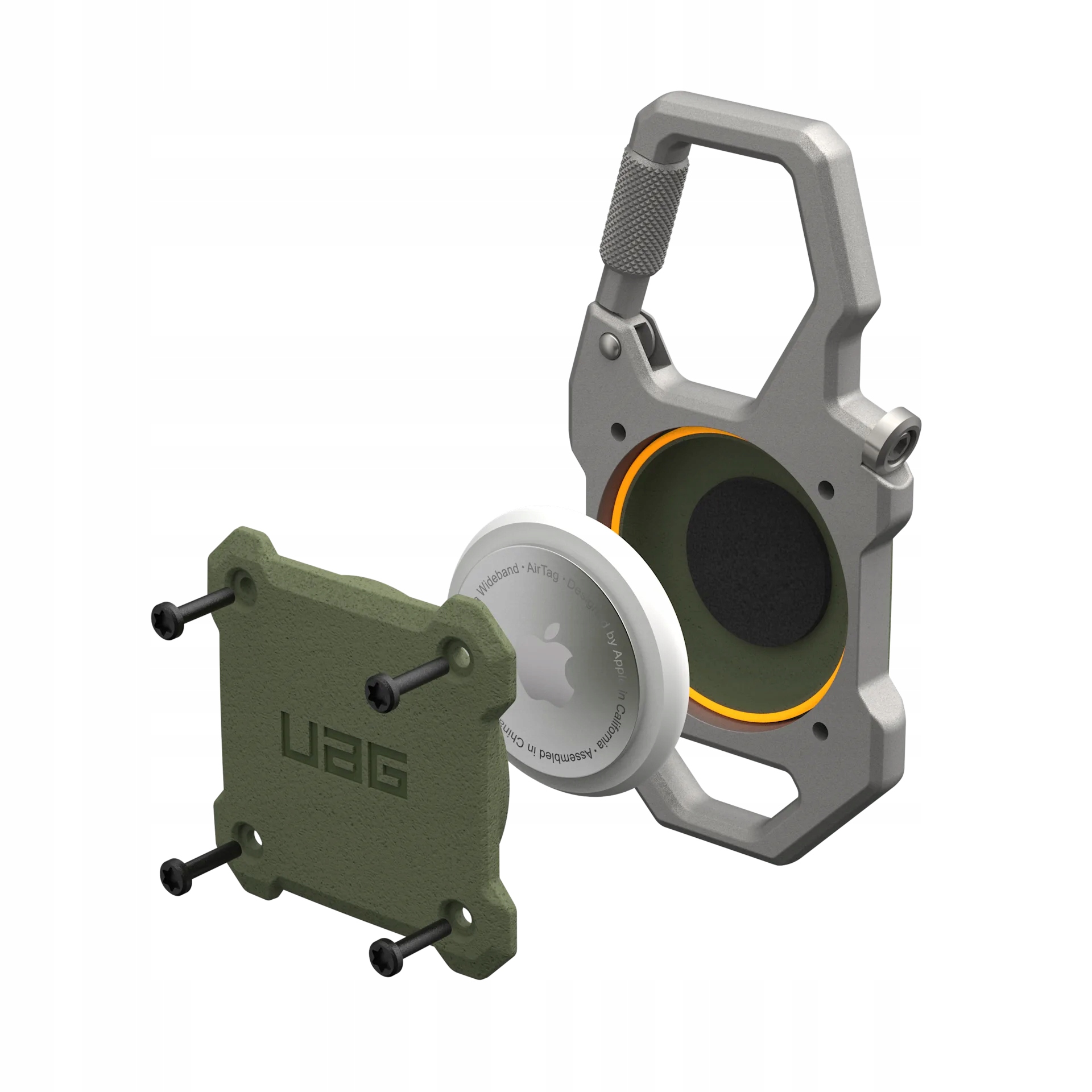 Uag Monarch pouzdro s karabinou Pancéřové pouzdro pro Apple AirTag