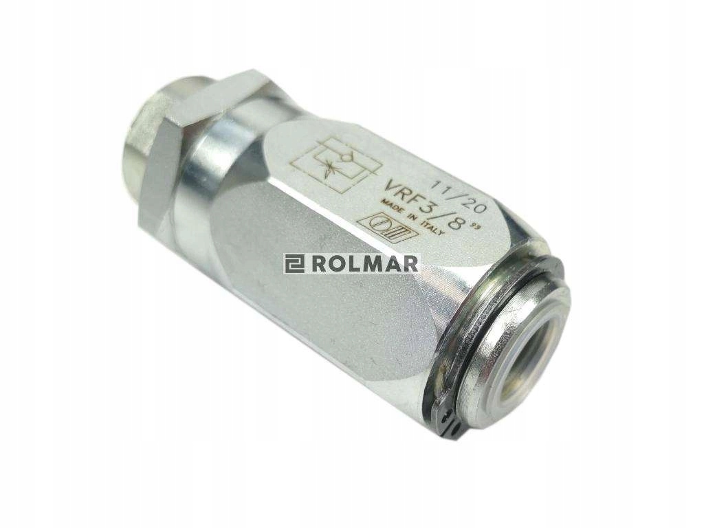 Škrtící a vratný ventil barelový 3/8