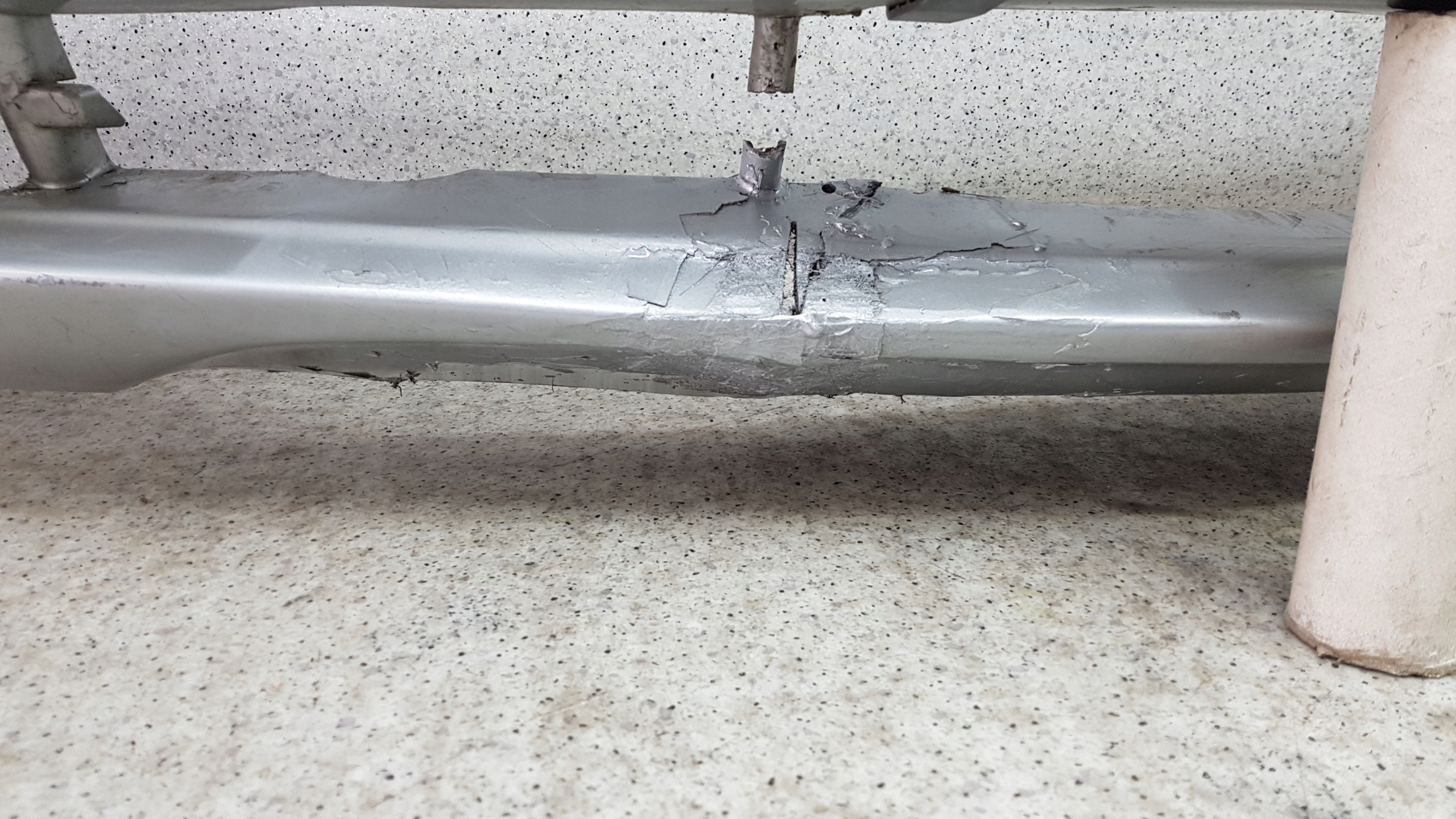 MERCEDES CLK W208 AMG damaged bumper front 3593