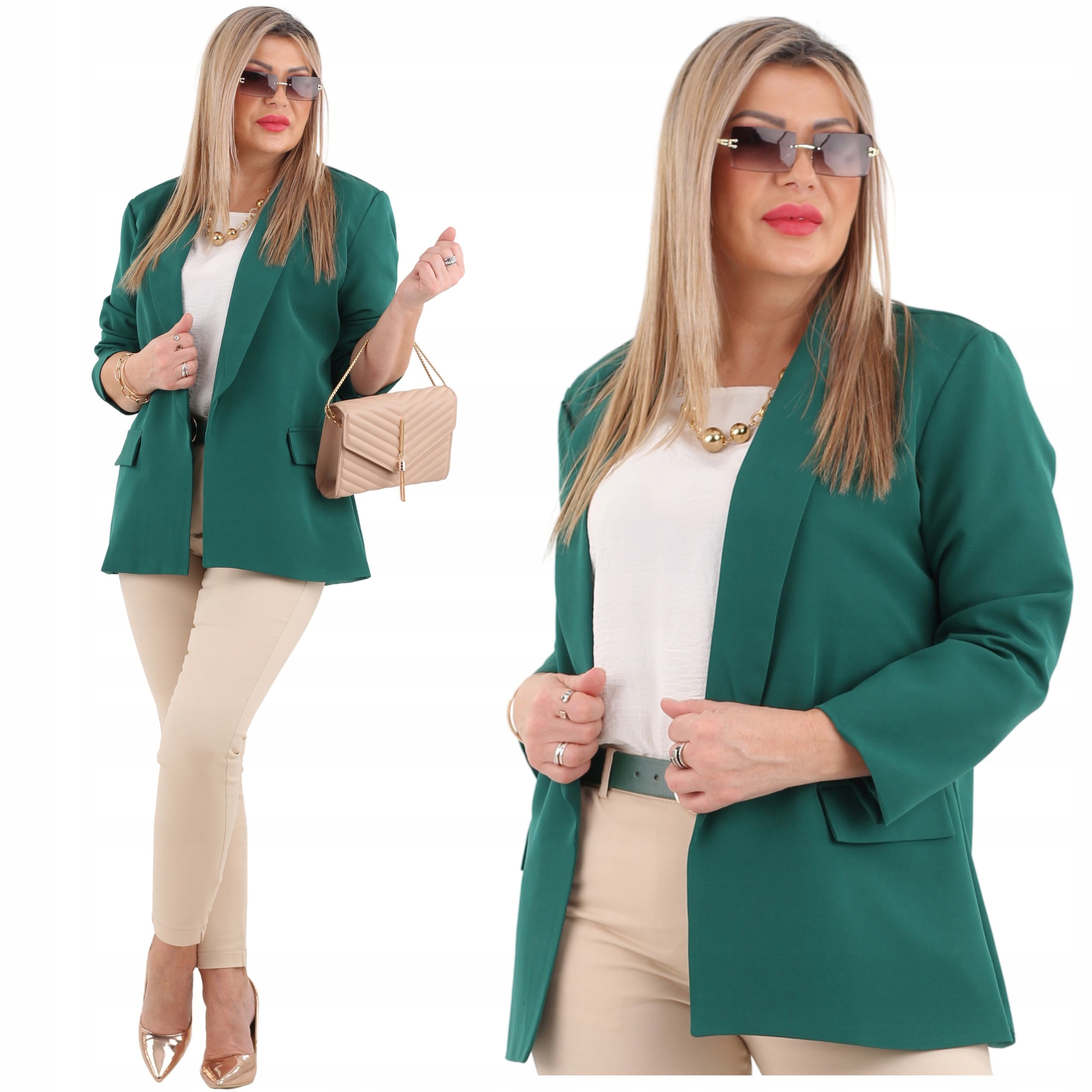 Żakiet marynarka damska klasyczna Polski Producent duże rozmiary