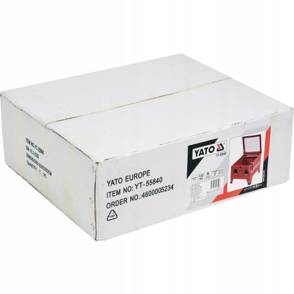 PIASKARKA KABINOWA 90L YATO Pojemność 90 l