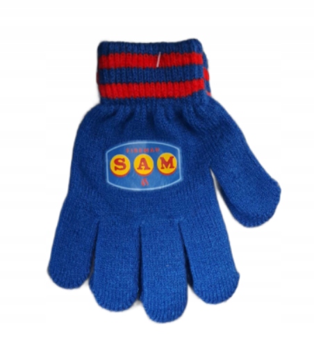 Rękawiczki akrylowe STRAŻAK SAM długość 16 cm