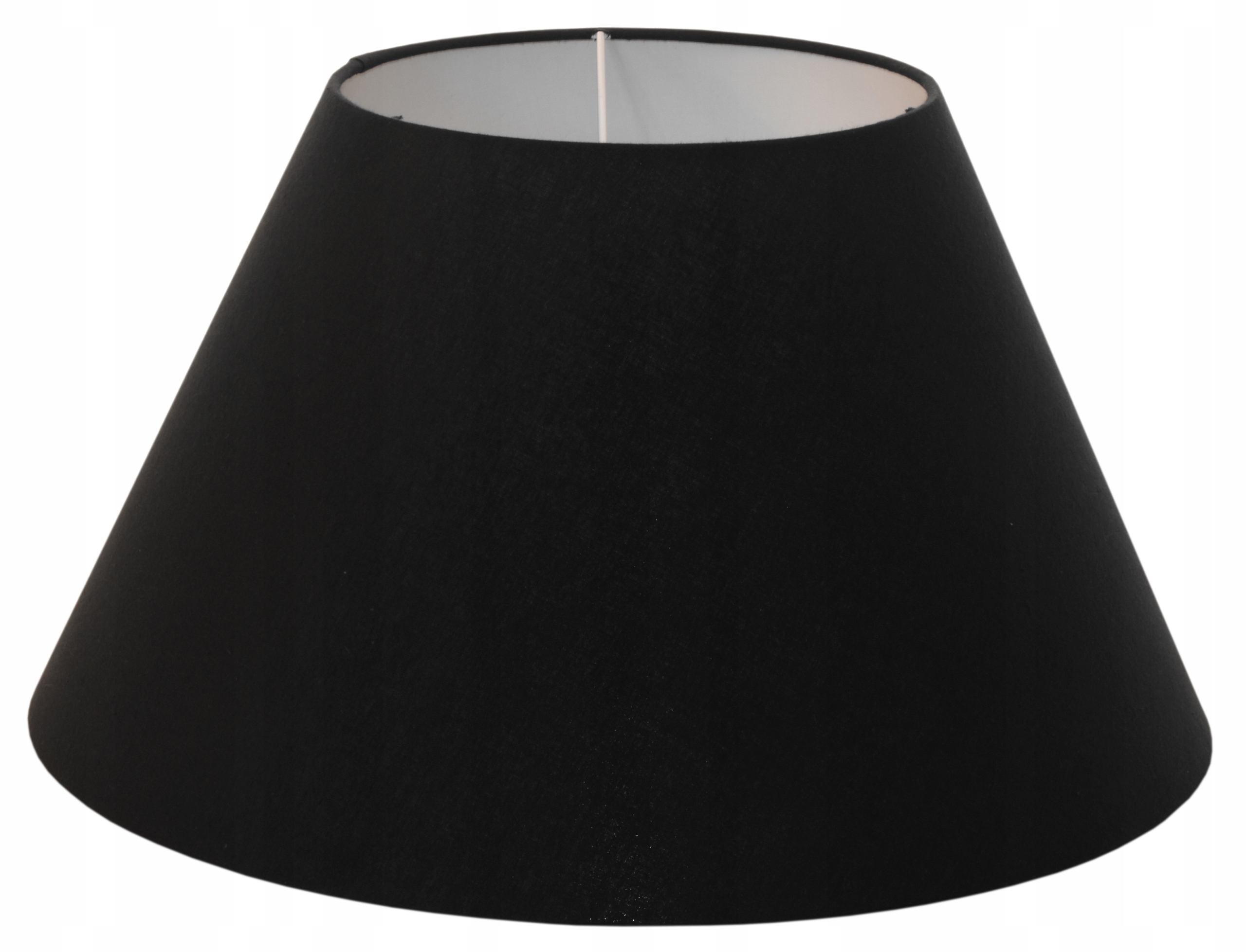 Tienidlo pre lampu Klosz kužeľ E27 Čierna Bavlna 20x45 H24 Mirano