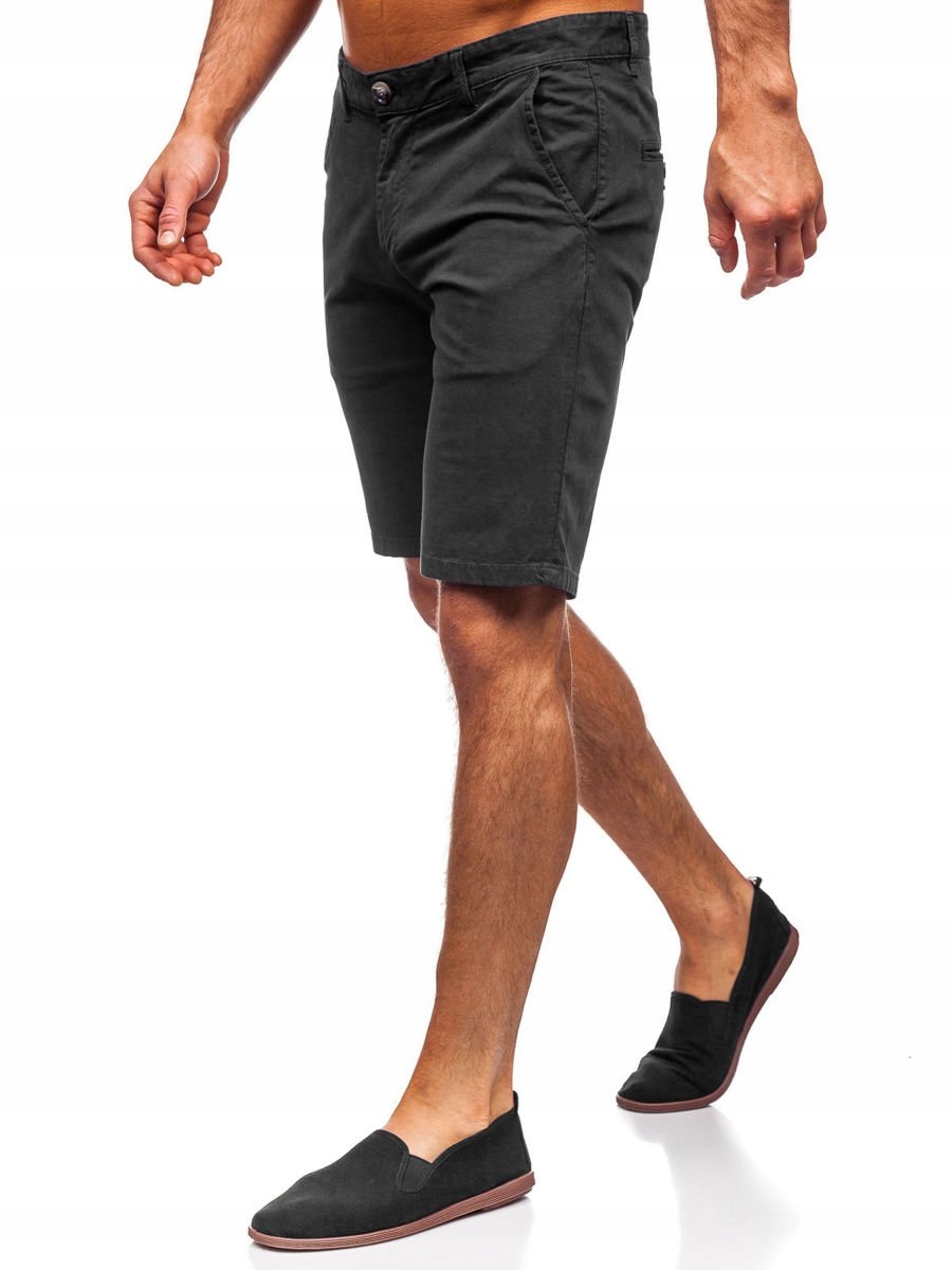 

Spodenki Męskie Szorty Czarne 1142 DENLEY_28/XS