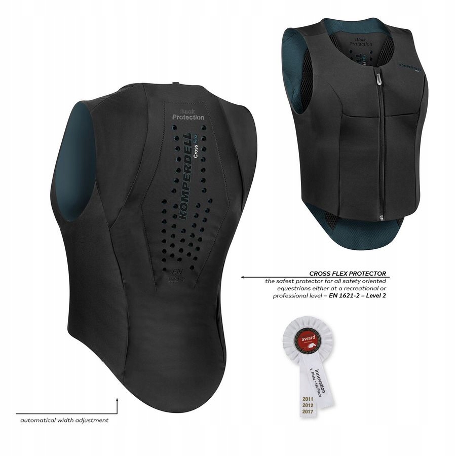 Kamizelka jeździecka ochronna “flex Fit Slim 22”- Komperdell niebieska M