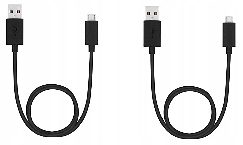

Do Ładowania Telefonu Smartfona 2 Kabel Micro Usb