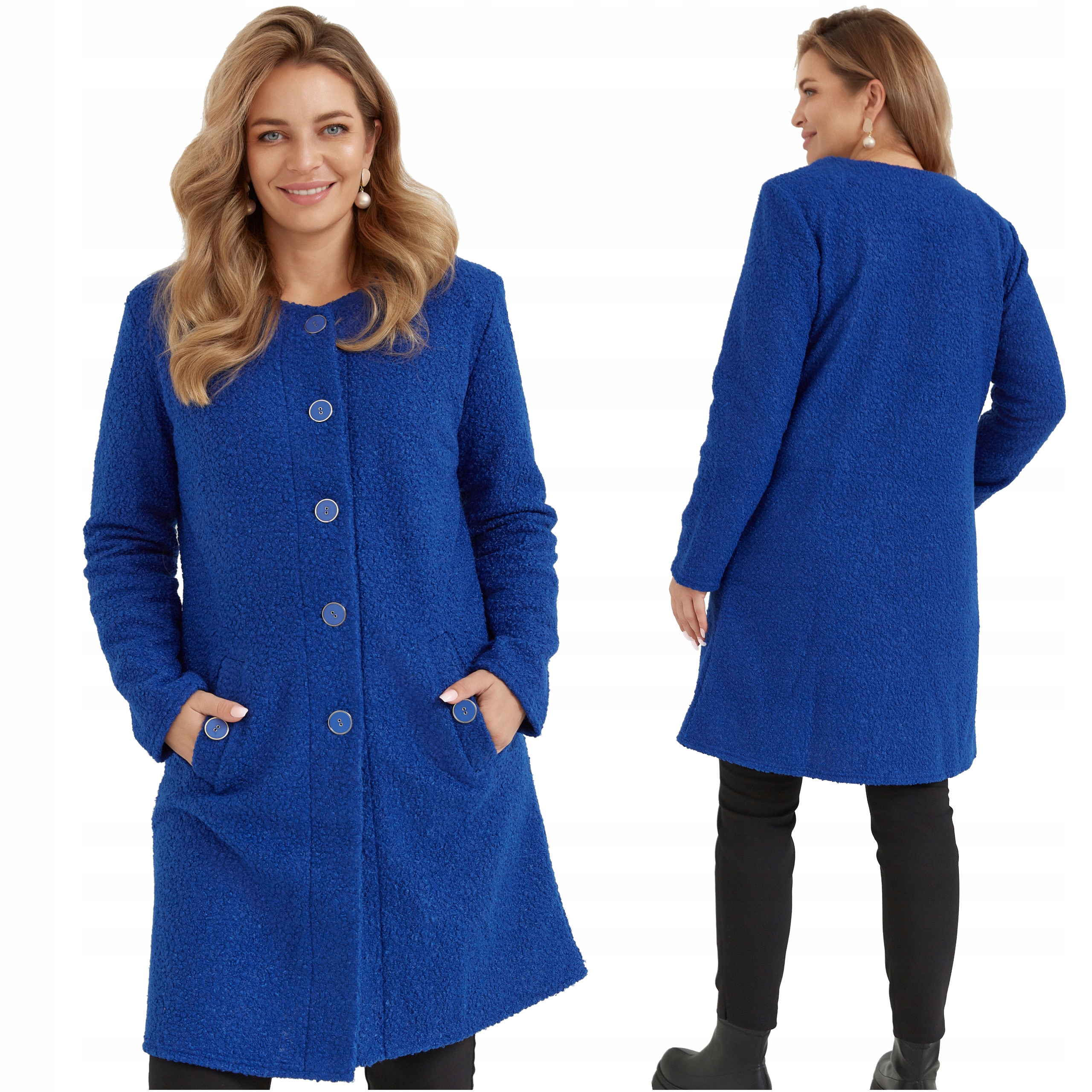 Dámský elegantní kabát velké velikosti, podzimní, velikost Polský Výrobce