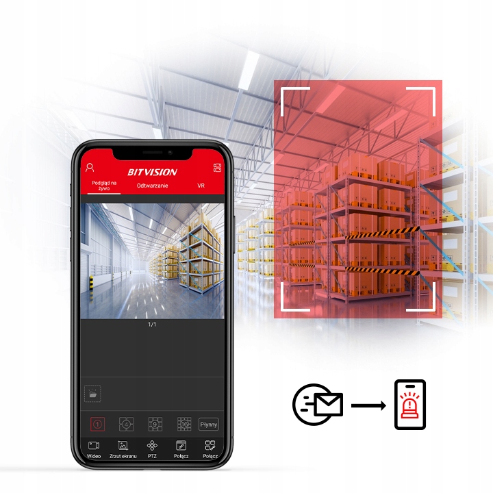 ZEWNĘTRZNA Kamera BLOW IP WiFi 5MPx 4MPx WQHD 2,8 mm Slot SD mikrofon IP66 Kod producenta 77-860#