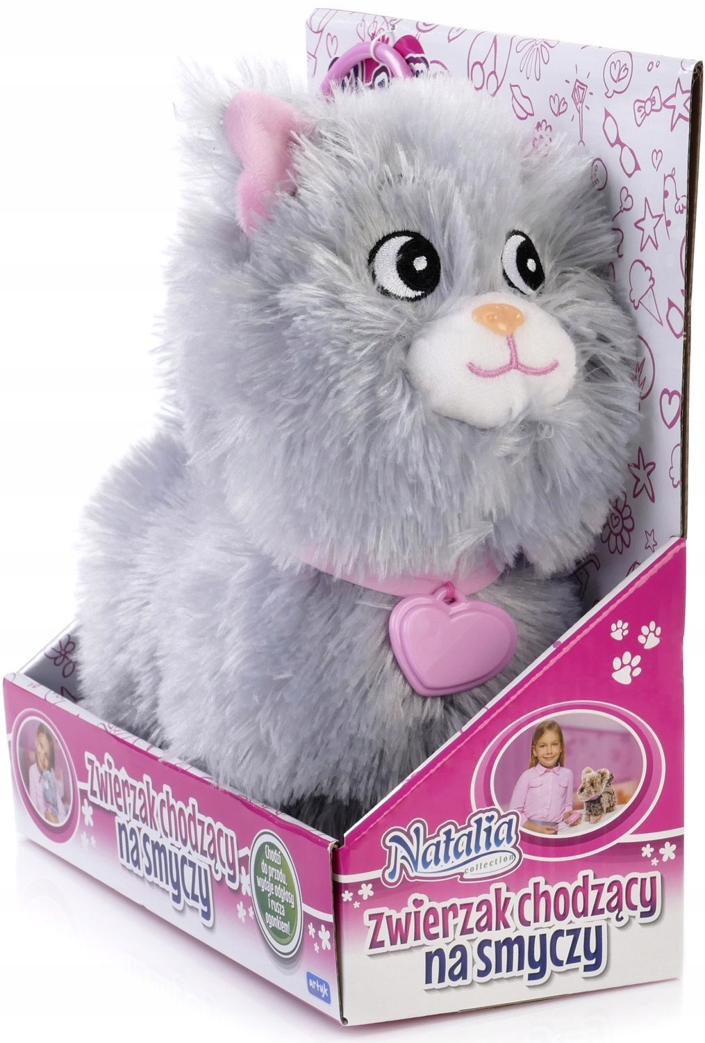 INTERAKTYWNY KOTEK CHODZĄCY NA SMYCZY KOT NATALIA Marka Artyk