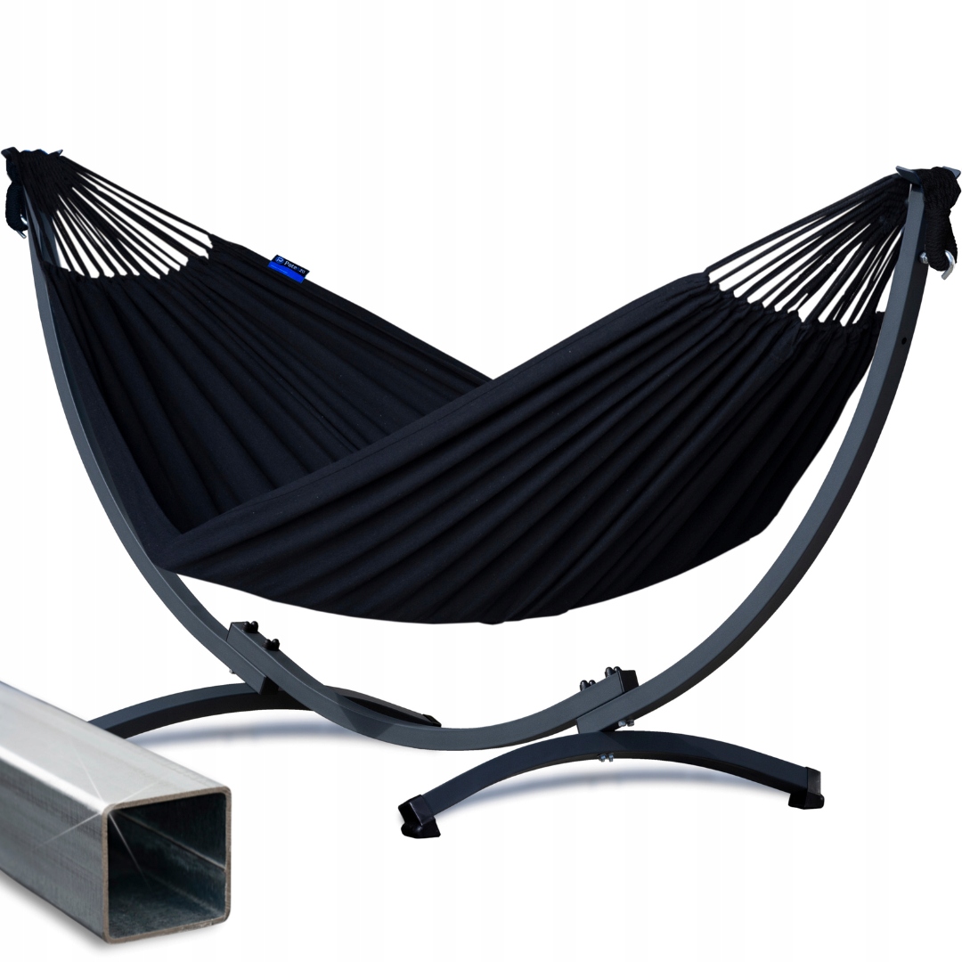 Hamak ze stelażem ocynkowanym Kompakt kompaktowy hamak ogrodowy Potenza