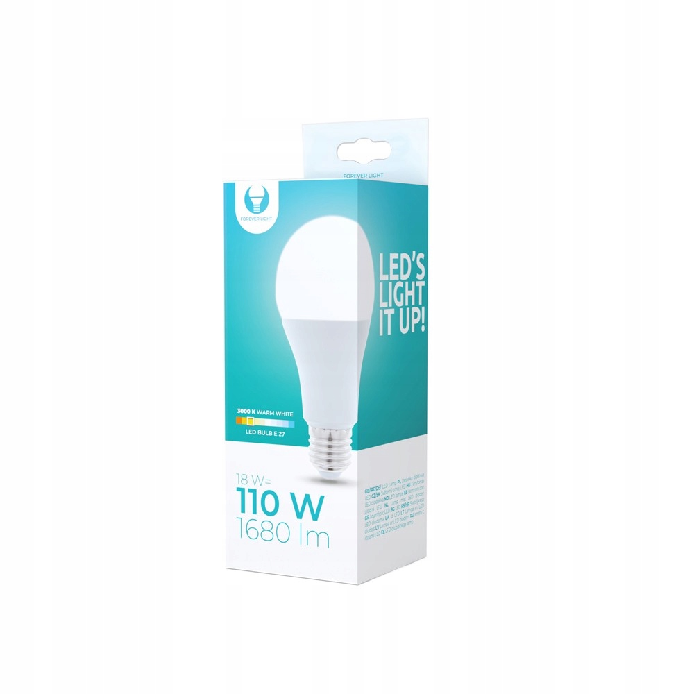 

Żarówka Led E27 A65 18W 230V 3000k 1680lm Ciepła