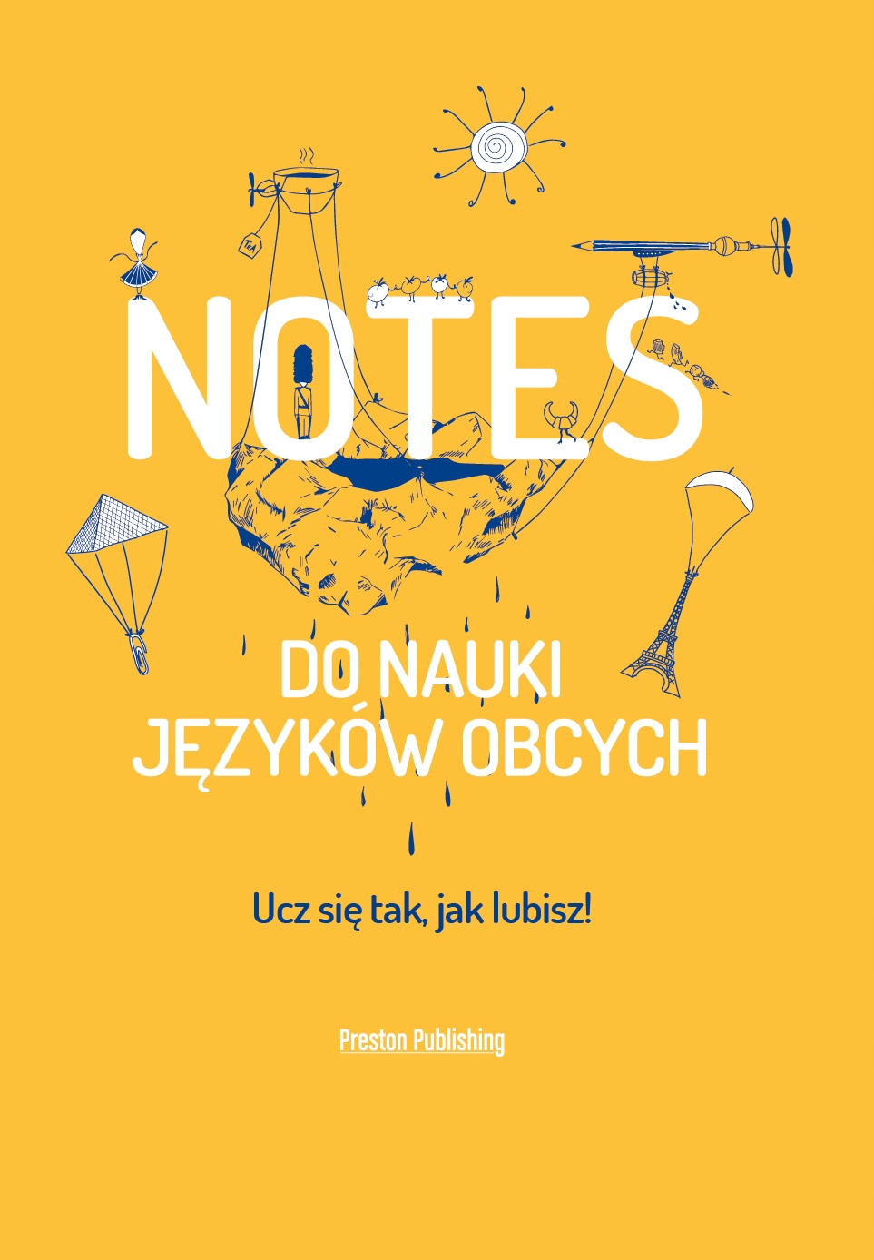 

Zeszyt do nauki języków obcych Pomarańczowy