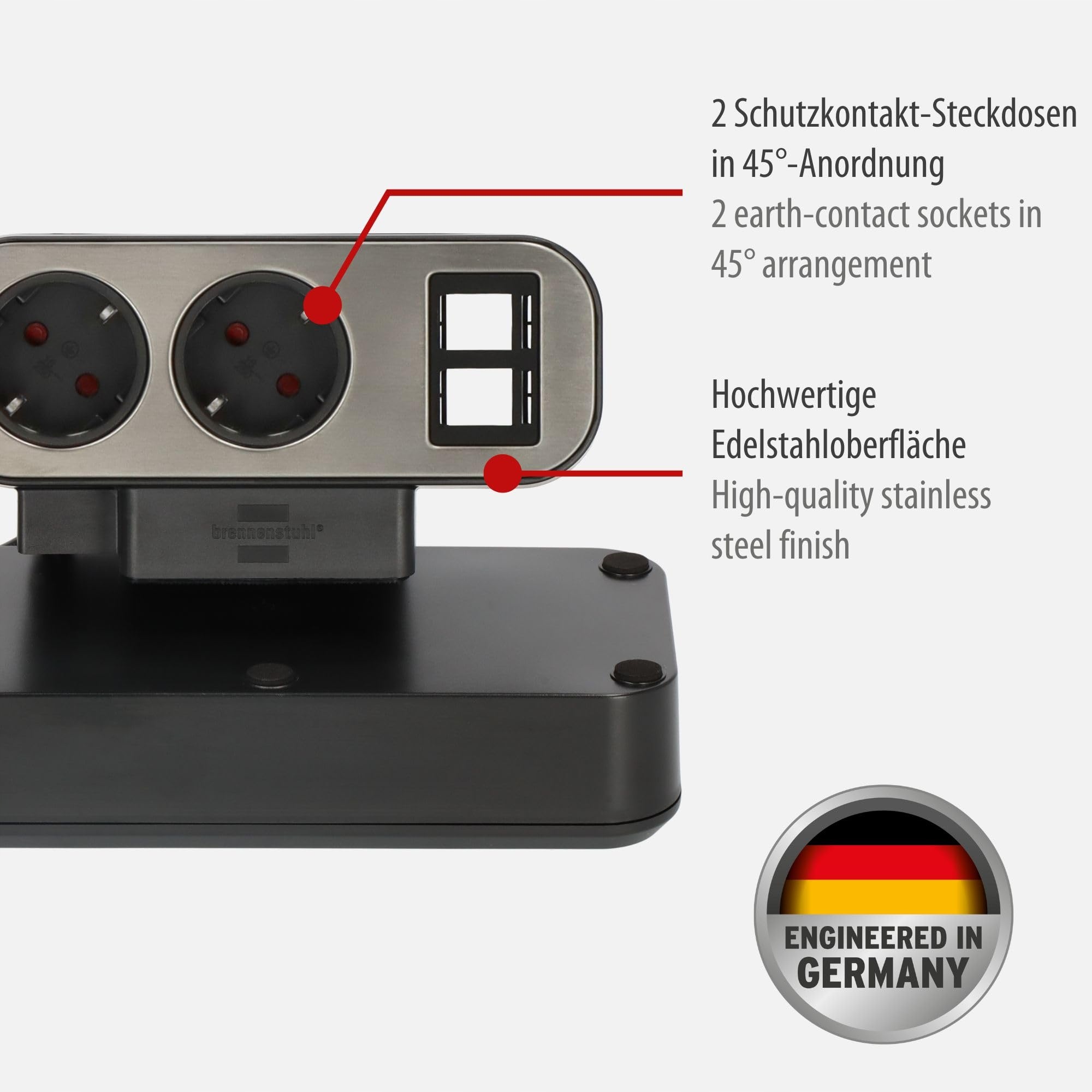 brennenstuhl Estilo Duplex listwa zasilająca Marka VAG