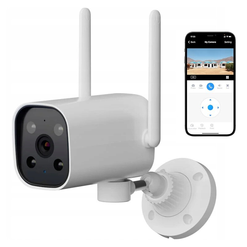 Ip kamera 1080p Otočná Vodotěsná Venkovní Vnitřní Wi-Fi až do 256 Gb