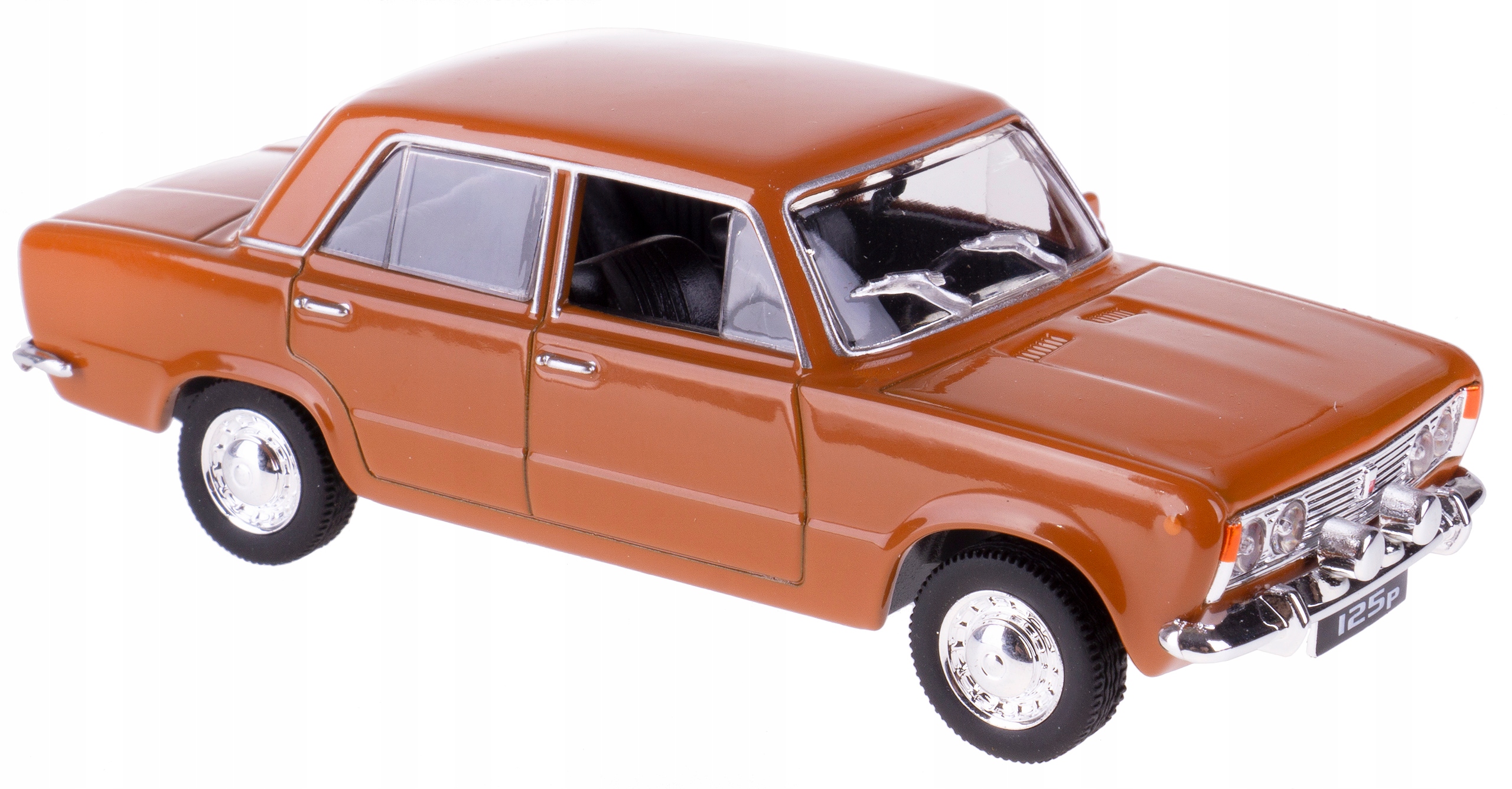 FIAT 125p MODEL METALOWY KOLEKCJA PRL 1:43 BRĄZ
