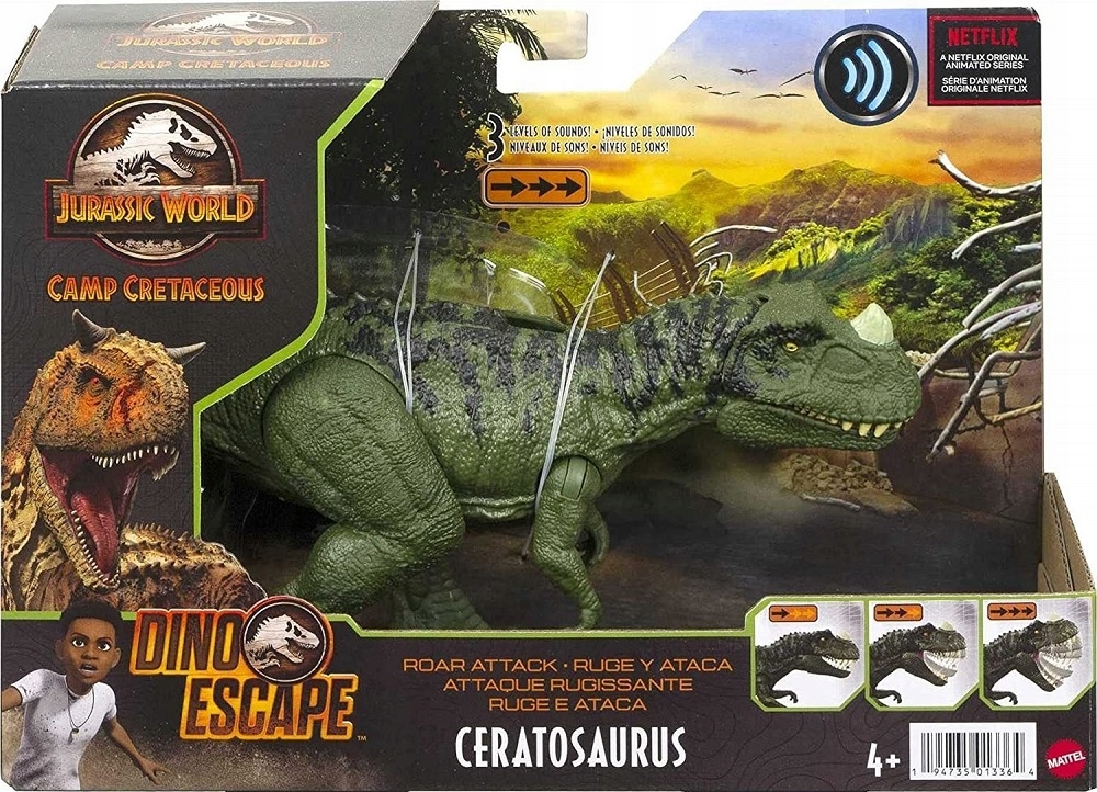 

Dinozaur Jurassic World Interaktywny Ceratosaurus
