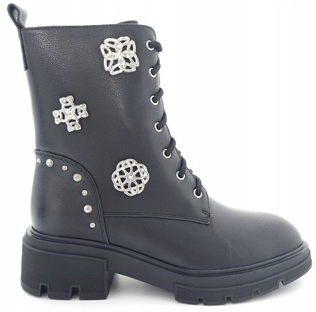 Černé dámské kozačky Loretta Vitale H5532 r39