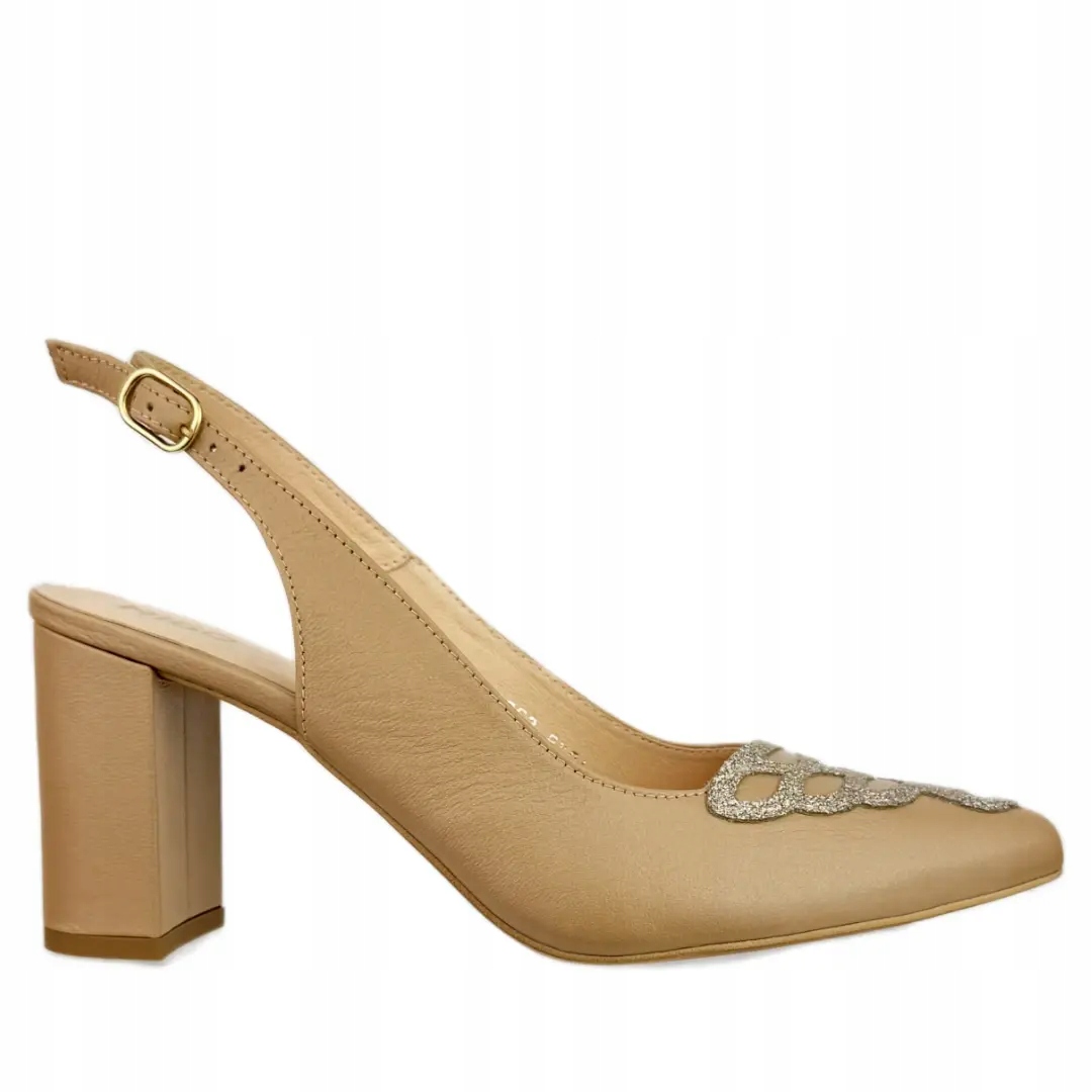 Dámské lodičky Higo 2862 Béžová 344/ZL354 38, Béžová