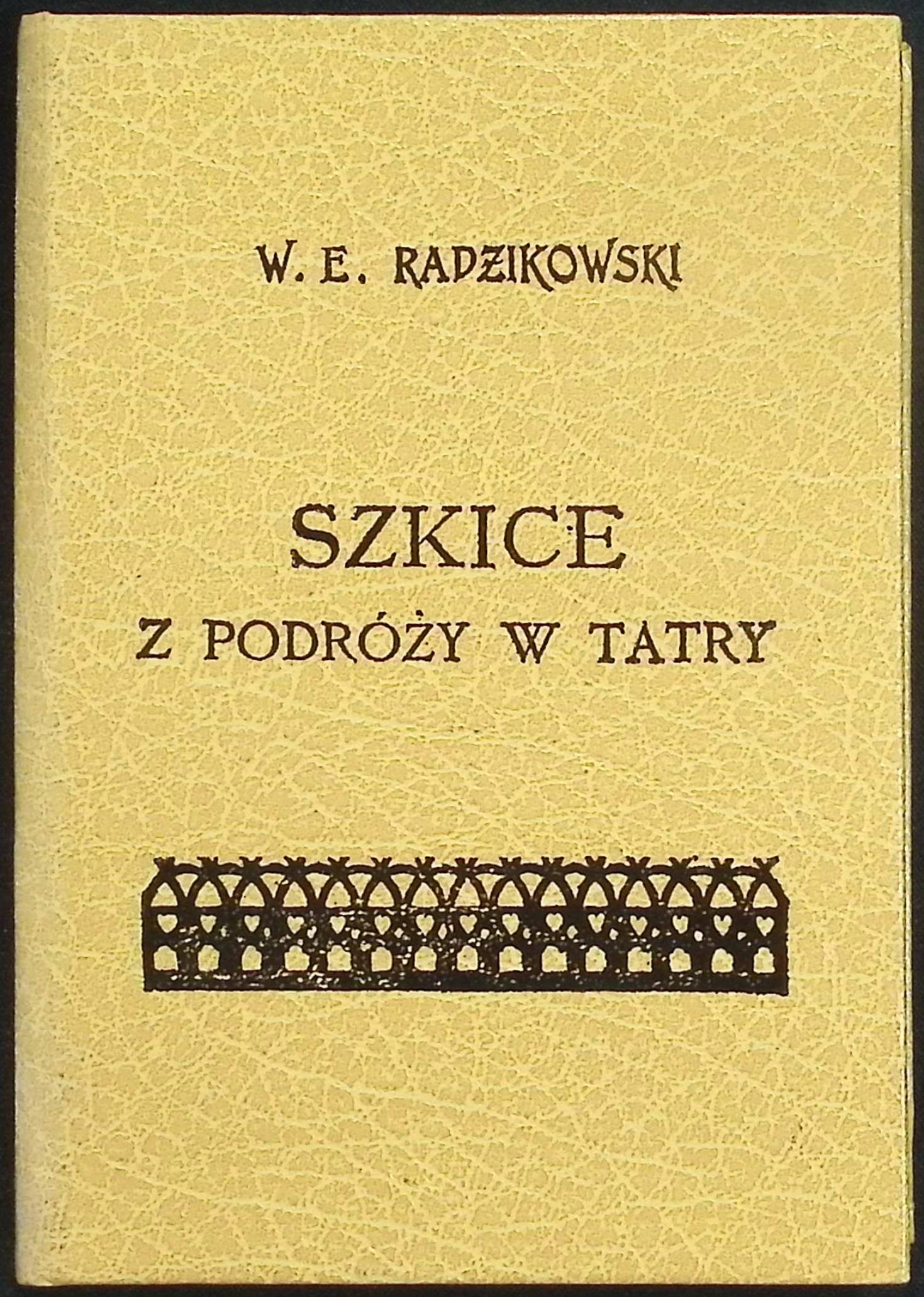 Szkice z podróży w Tatry