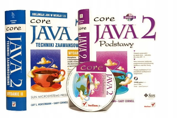 CORE JAVA 2 TECHNIKI ZAAWANSOWANE + JAVA 2 PODSTAWY + CD BDB-