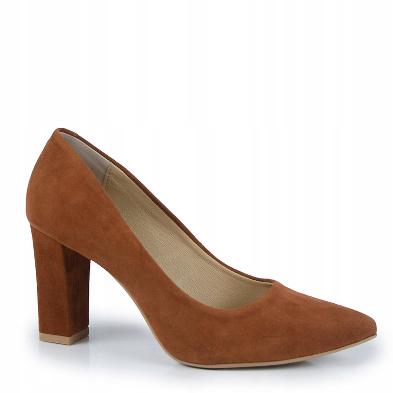 LaRoni E453 Semišové Špendlíky Špic Kůže Hnědé 40