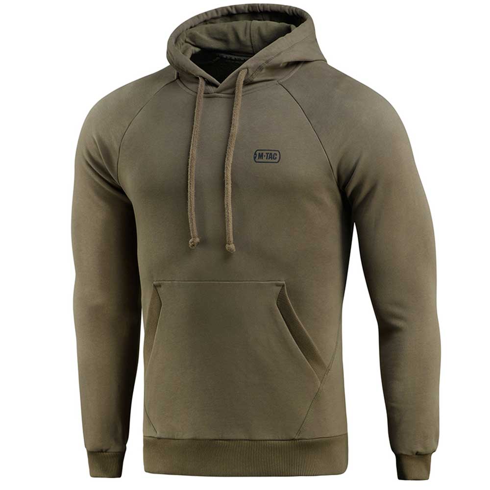Bavlněná mikina sportovní pánská mikina M-Tac Hoodie Cotton Raglan Hard Olive 3XL