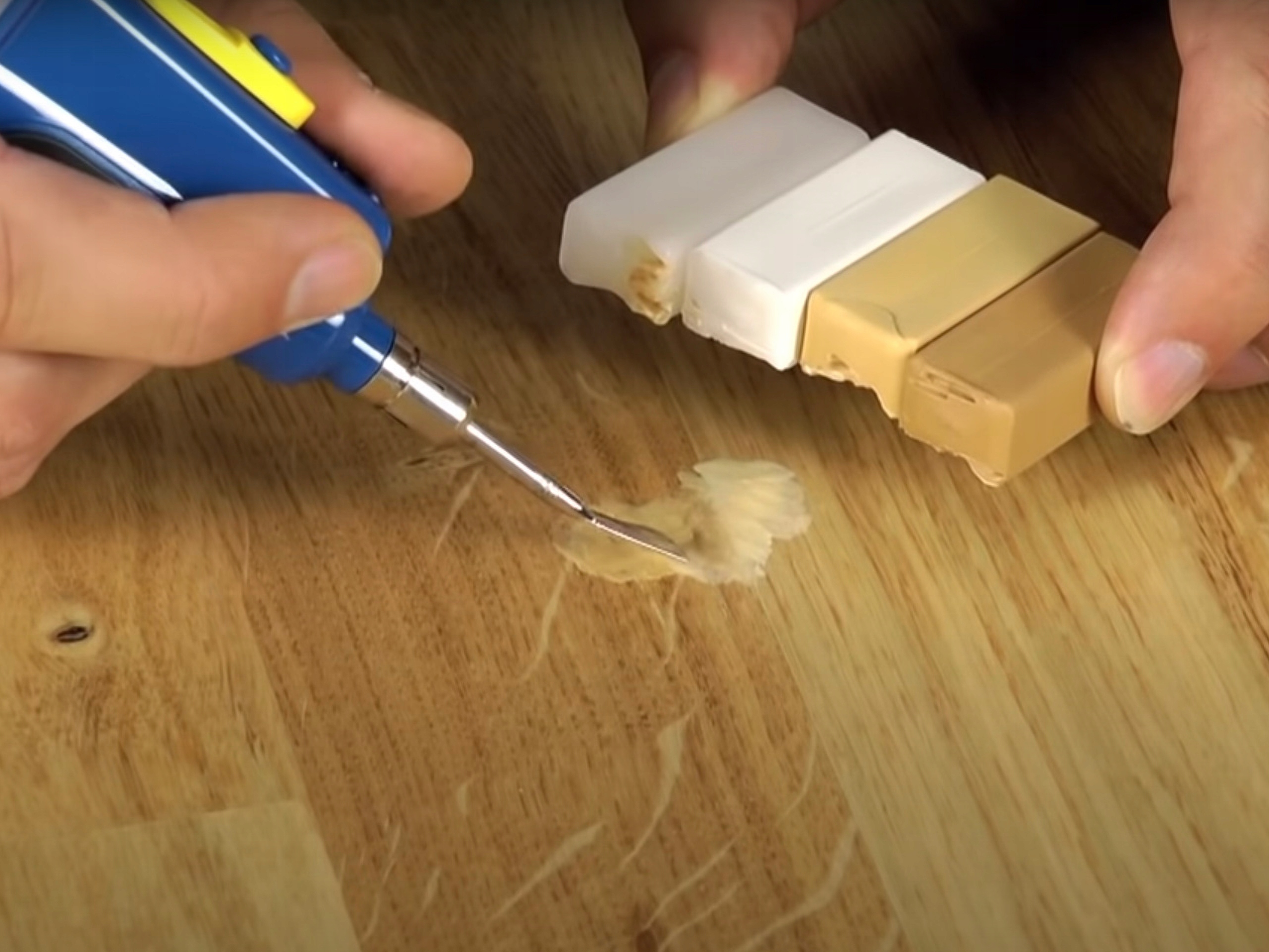 Zestaw naprawczy do naprawy retuszu renowacji mebli paneli parkietu okien Stan opakowania oryginalne