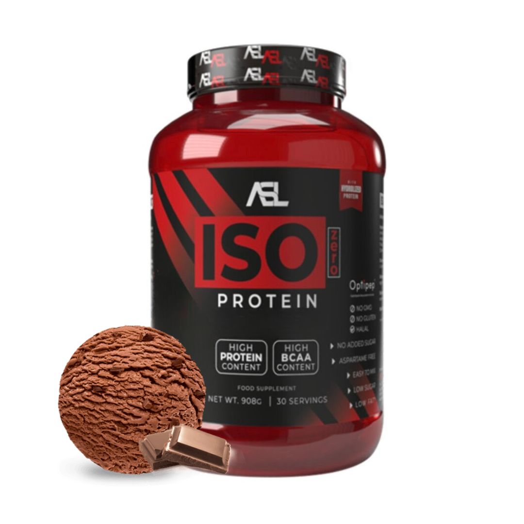 Asl All Sports Labs Iso Zero Protein 908 g izolát Wpi čokoládový protein