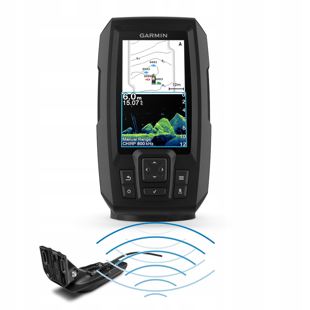 echosonda Garmin Striker Vivid 4cv z przetwornikiem GT20-TM