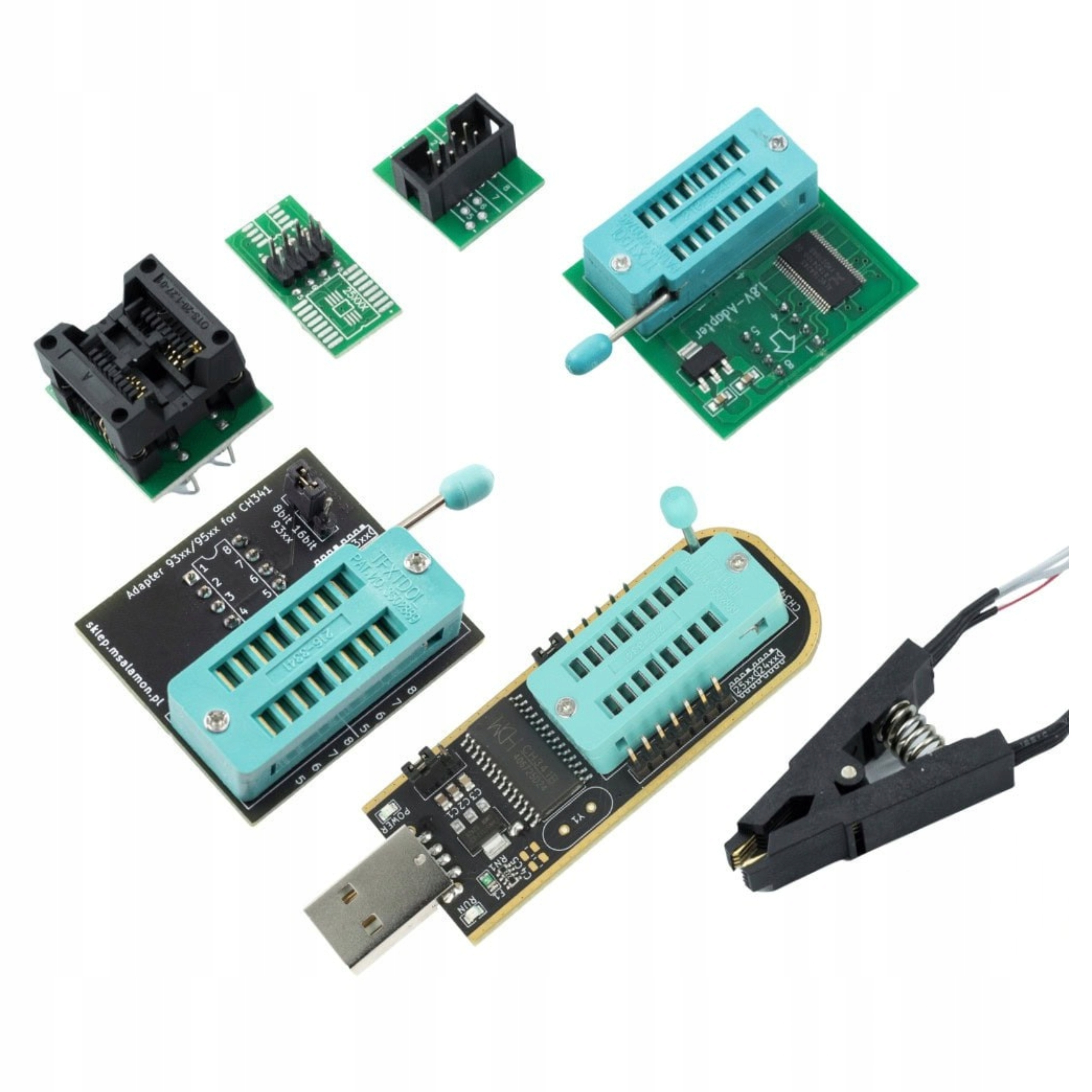 Programátor Eeprom Flash Bios CH341A pro paměti řady 24 25 93 95 Návod K Použití