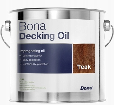 

Bona Decking olej do renowacji tarasów Teak 2,5 L