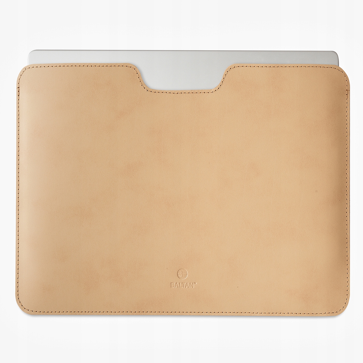 Baltan Elegantní Kožené Pouzdro Pouzdro Na Notebook 13'' Béžové