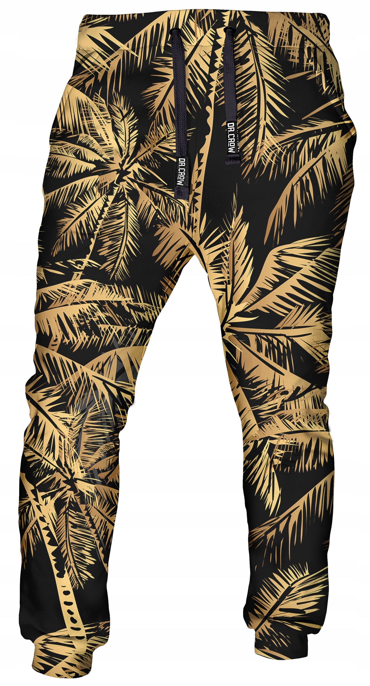 

D Spodnie Dresowe Fullprint Dr.crow Gold Palms L