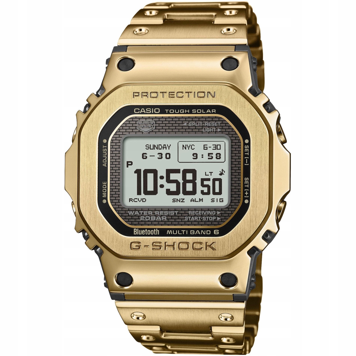 Casio G-Shock GMW-BZ5000GD-9ER Bluetooth 200 m Zlatý