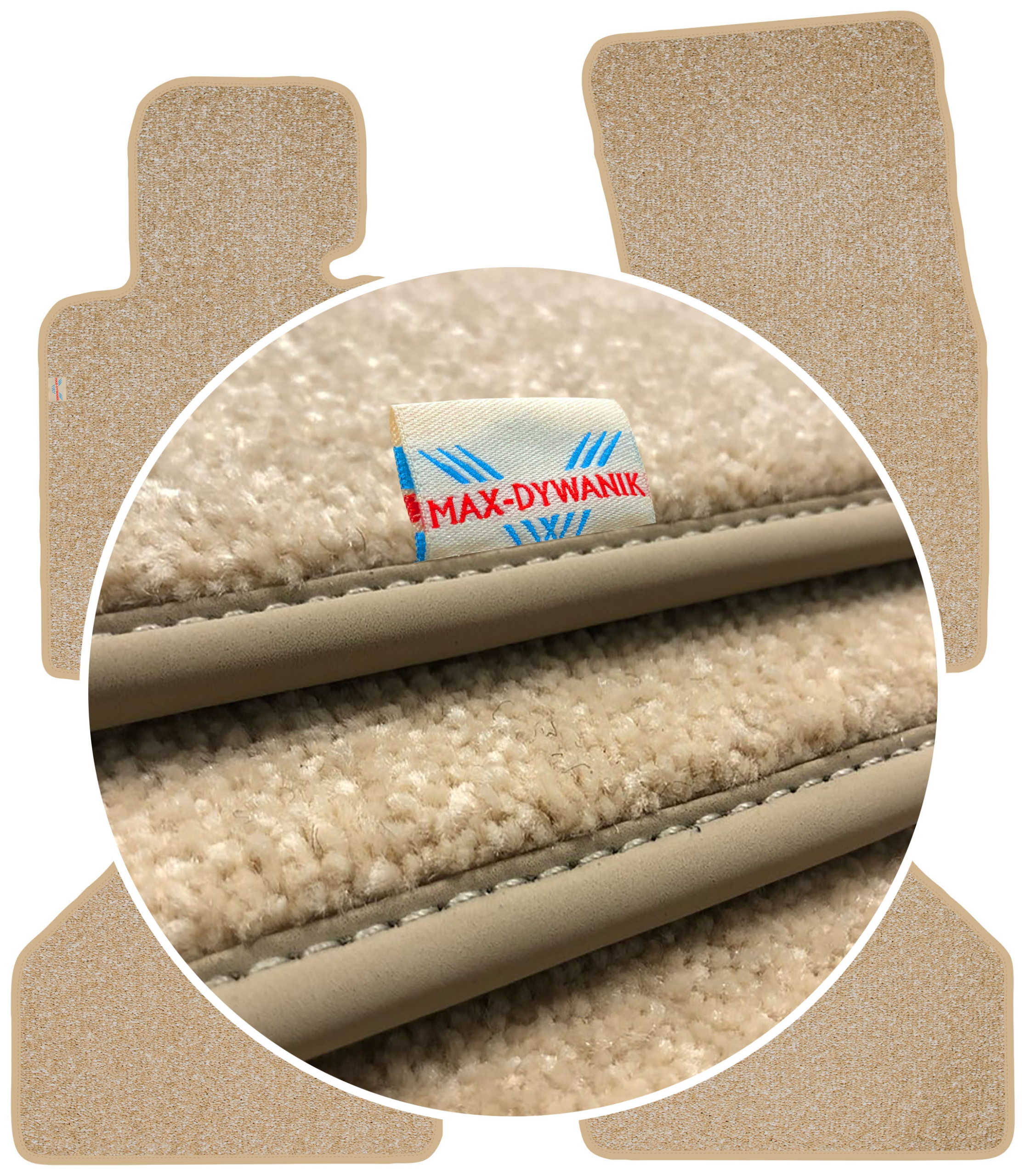 Килимки Max-Килимок велюрові 100836241000 4 el.