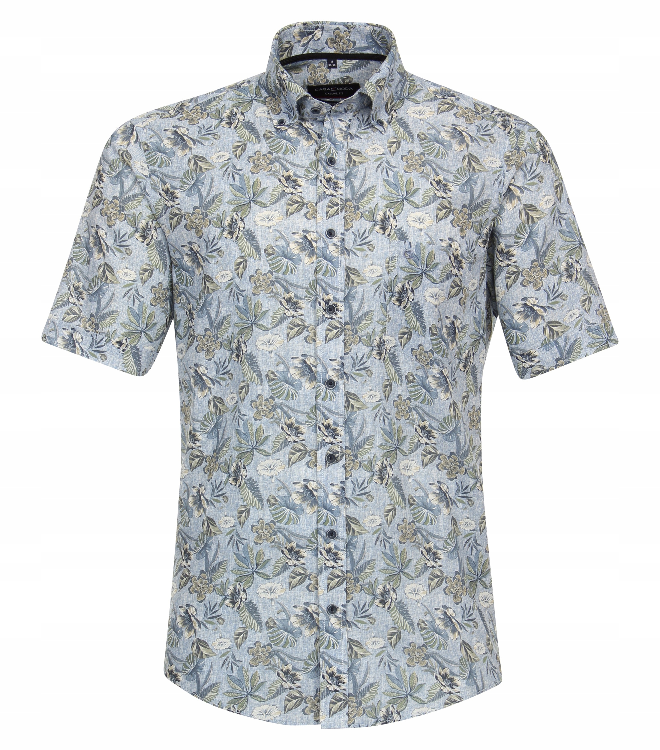 Casamoda Velké Rozměry Lněná Havajská Košile 5XL 170 cm