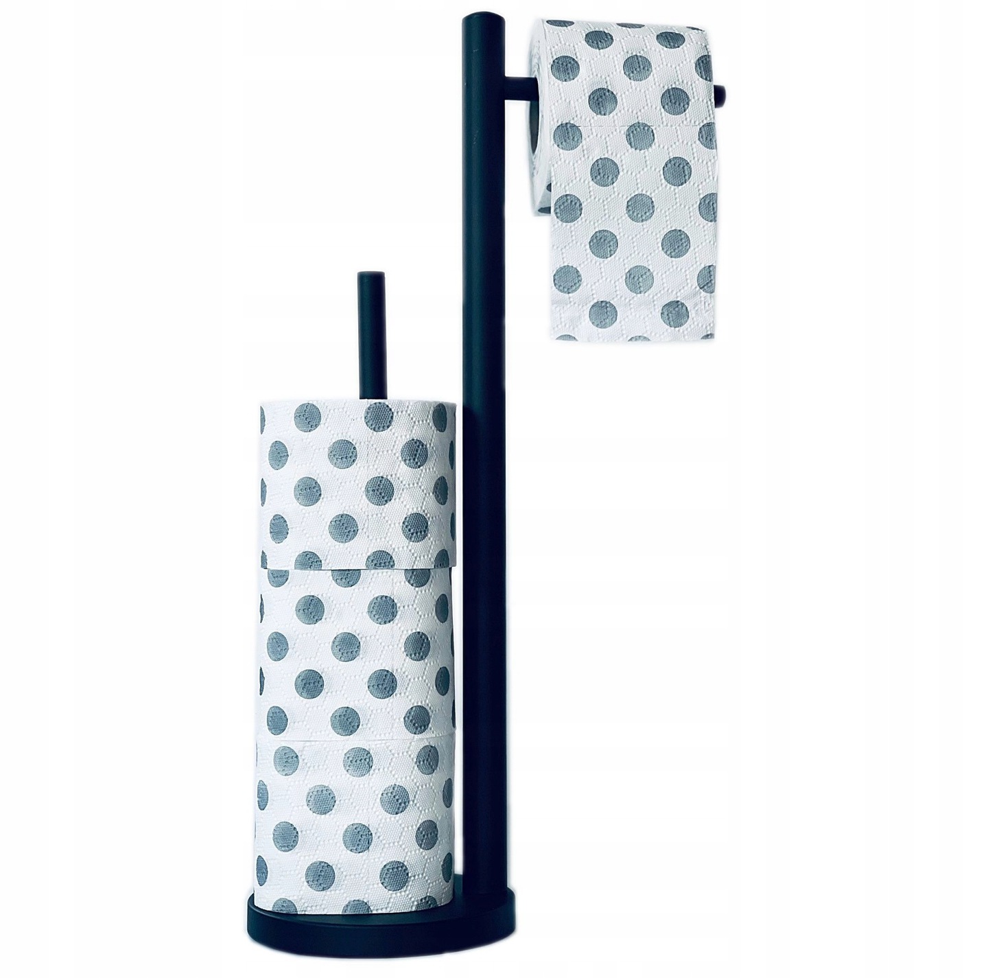 

Stojak Uchwyt Na Papier Toaletowy Loftowy Czarny