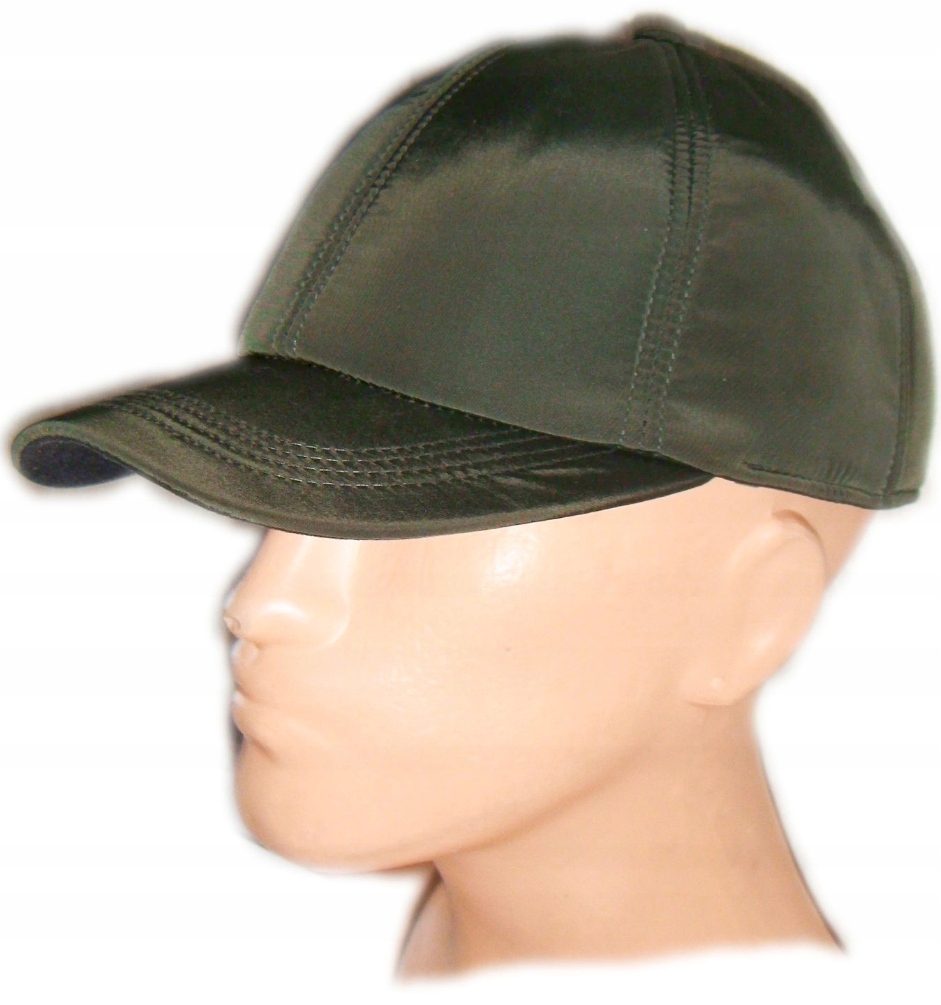 

Czapka kaszkiet 56-58 oliwka daszek nauszniki zima