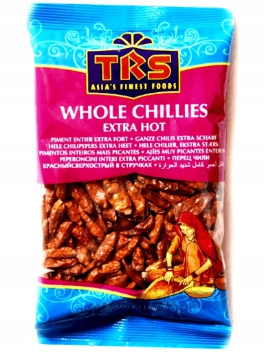 5 x Papričky sušené celé, extra ostré 50 g Trs