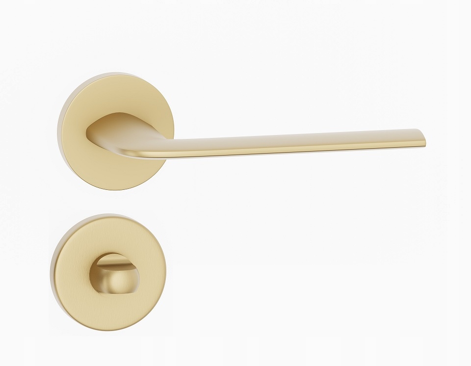 Klika kliky Aria Slr zlatá matná Wc rozety