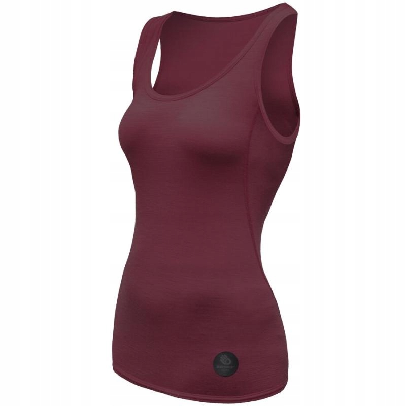 Sensor Triko Merino Air dámské bez rukávů portská červená L