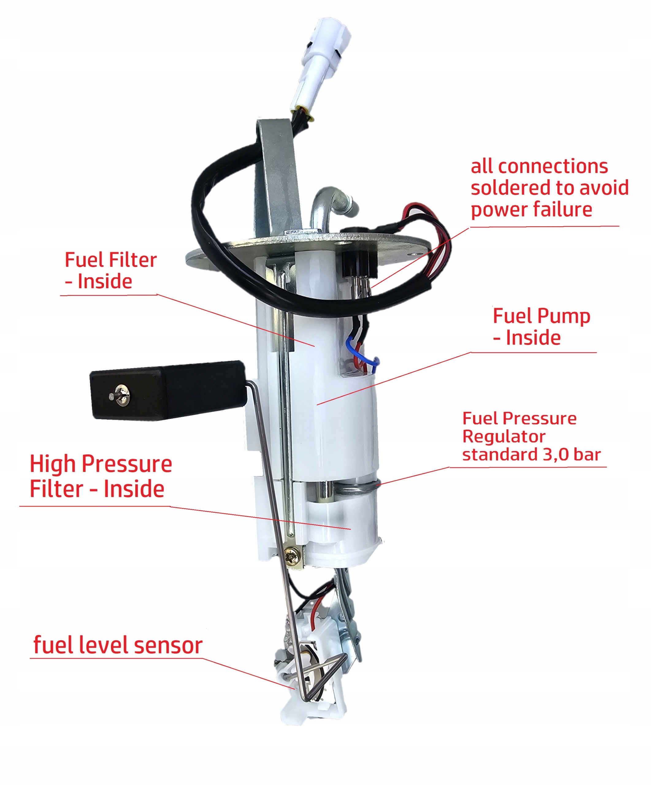 Suzuki Gsx 1300 Hayabusa 13-20 Palivová Pumpa benzínový regulátor filtr ventil