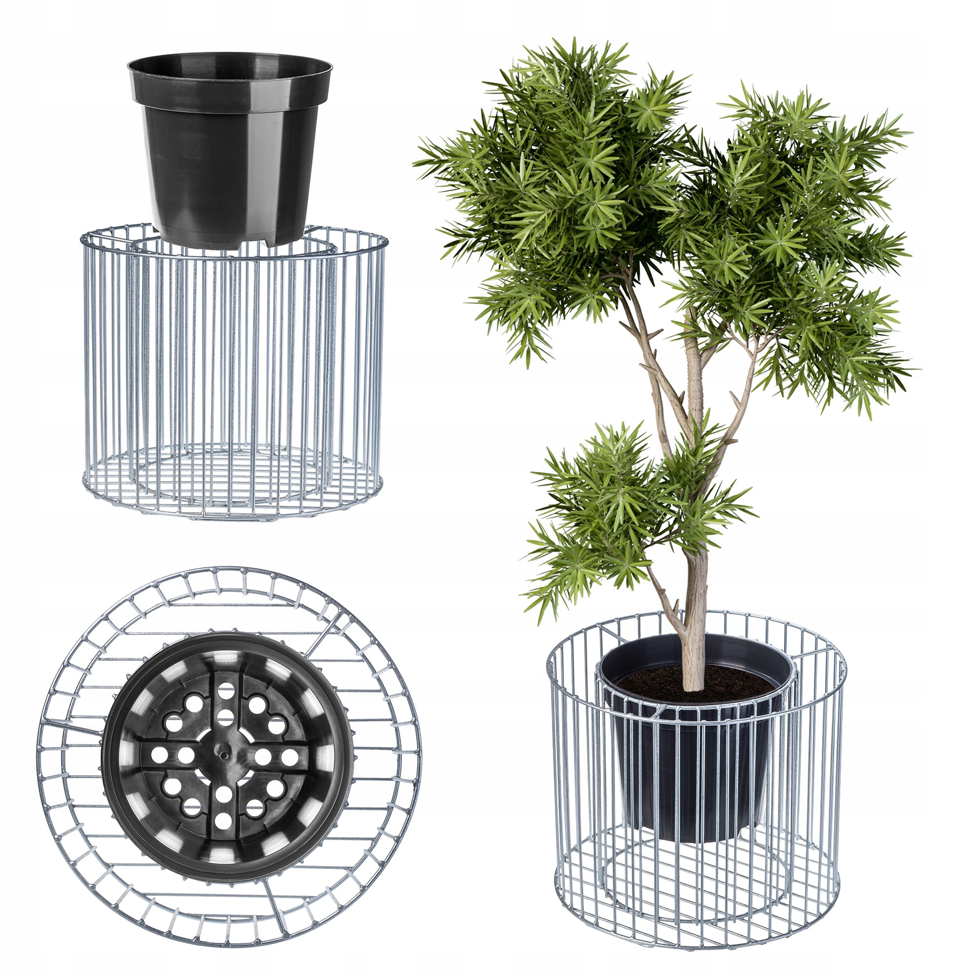 Gabiónový Kvetináč Gabion Kryt Na Gabiony Na Kvety Kameňová Vonkajšia Záhrada