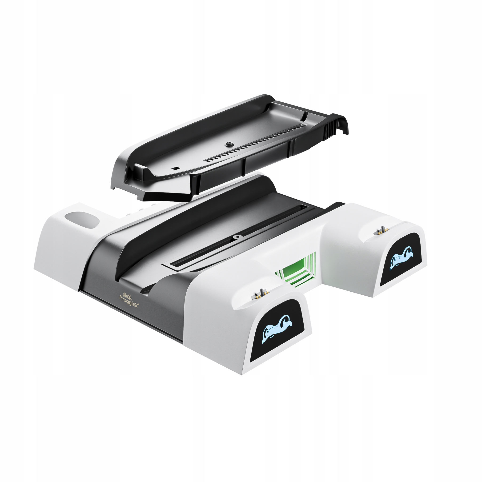 Podstawka Chłodząca i Ładowarka na pady PS5 PS5 Slim i PS5 Pro FX-P5-C3-W