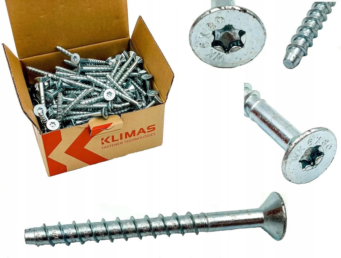 Skrutka do betónu so zápustnou hlavou (tx) 10 x 150 mm 100 ks