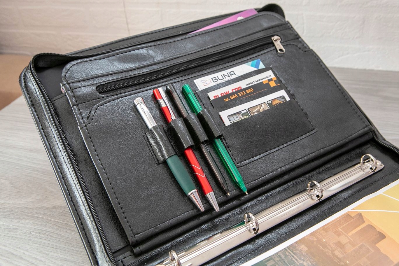 TECZKA AKTÓWKA BIWUAR ORGANIZER dla KIEROWCY Format A4