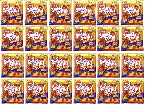 24x 165g NIMM2 Śmiejżelki Sokki Karton